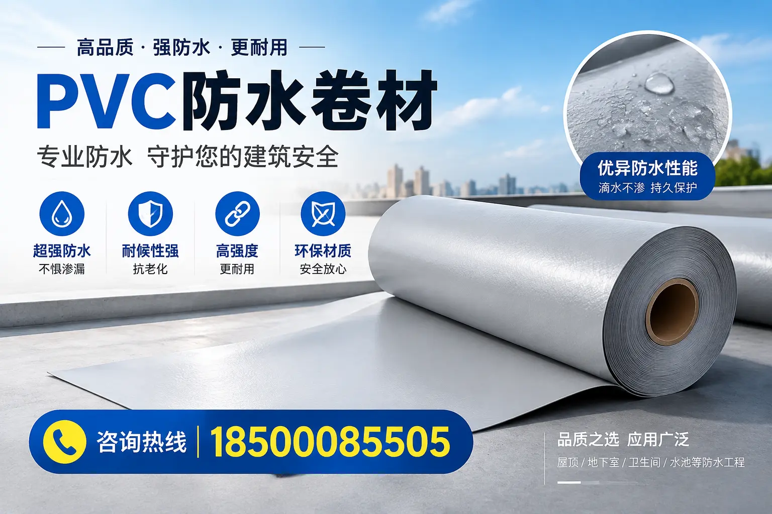 上海地区pvc防水卷材的市场现状与发展趋势